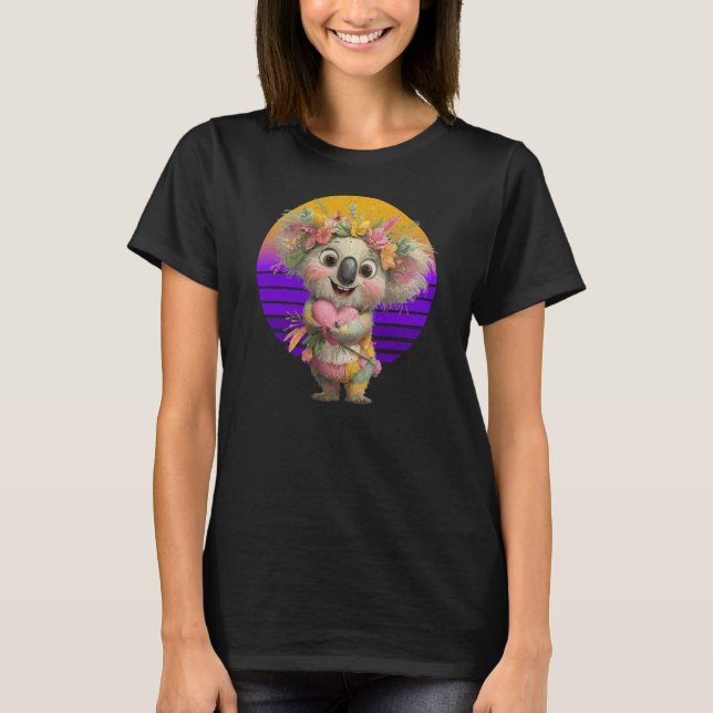 Valentine-Day-Koala T-Shirt (Vorderseite)
