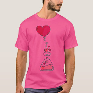 Valentine Day Liebe Herz Rotes T-Shirt Bestes Gesc