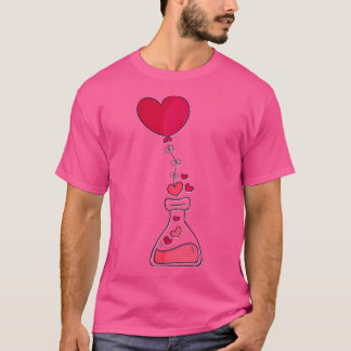 Valentine Day Liebe Herz Rotes T-Shirt Bestes Gesc