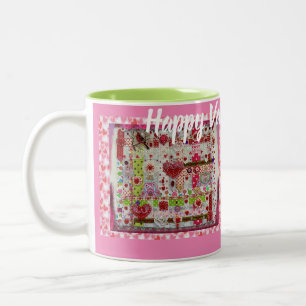 Valentine Day Magnet Zweifarbige Tasse