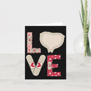 Valentine Day Medical Plaster Patch Funny Wound Ca Karte