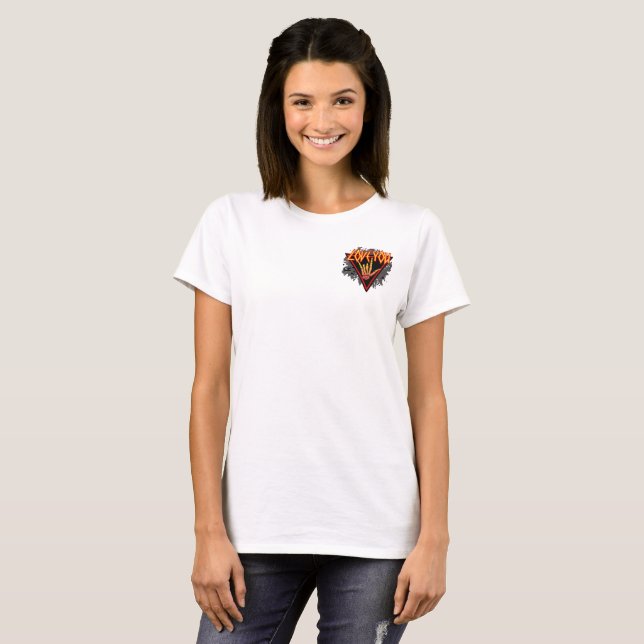 Valentine day´s Love romantic holiday heart romans T-Shirt (Vorne ganz)