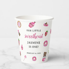 Valentine Desserts Little Sweetheart Geburtstag Ni Pappbecher