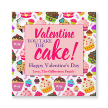 Valentine, die Sie nehmen, das Geschenk-Tag