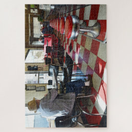 Valentine Diner Interior Puzzle