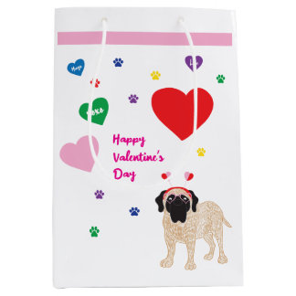 Valentine Dog Mittlere Geschenktüte