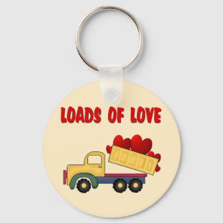 Valentine Dump LKW mit Ladung Liebe Schlüsselanhänger
