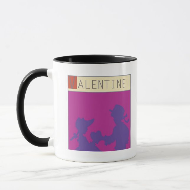 <Valentine> durch Steve-Bergmann Tasse (Links)