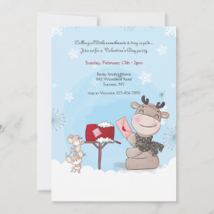 Valentine Einladung für Kinder