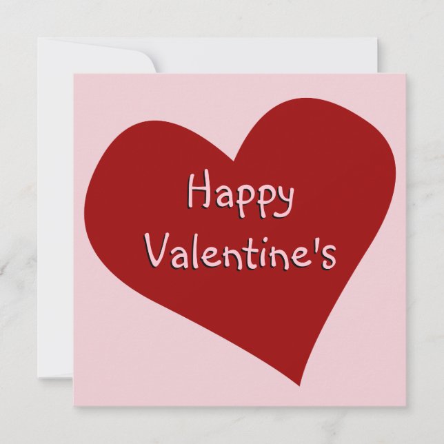 Valentine Einladungen Personalisierte Liebe Karten (Vorderseite)