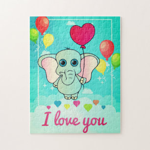 Valentine Elephant Puzzle
