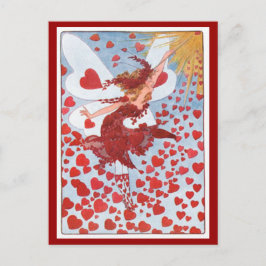 Valentine Fairy Feiertagspostkarte
