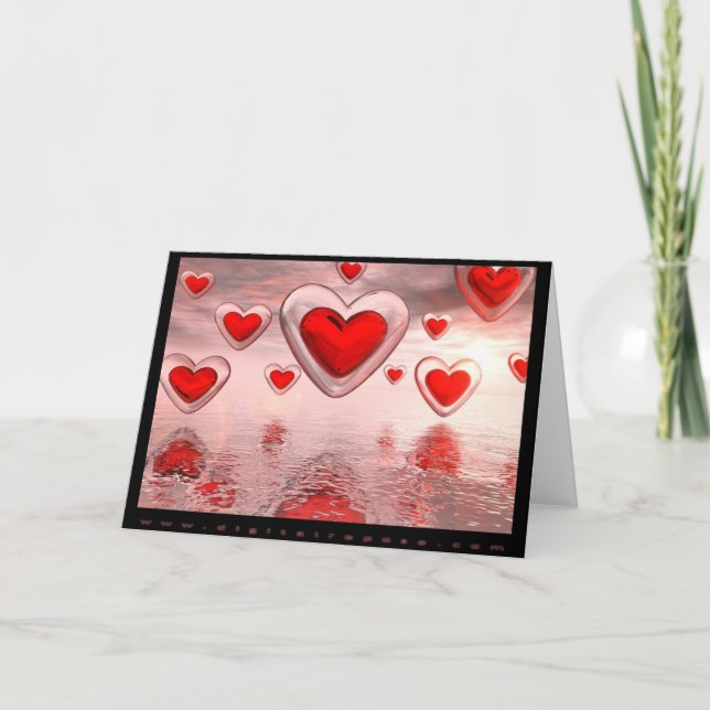 Valentine Feiertagskarte (Vorderseite)