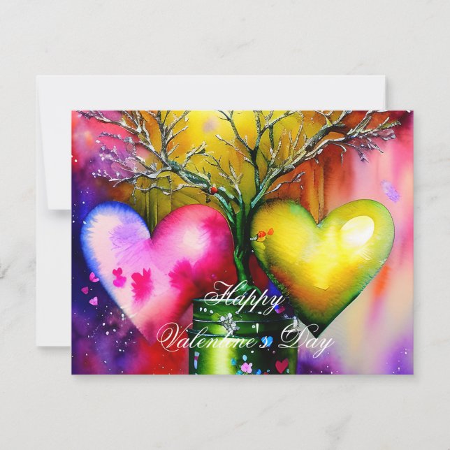 Valentine Feiertagskarte (Vorderseite)