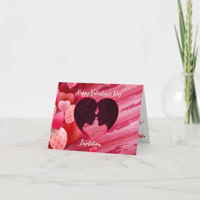 Valentine Feiertagskarte (Vorderseite)