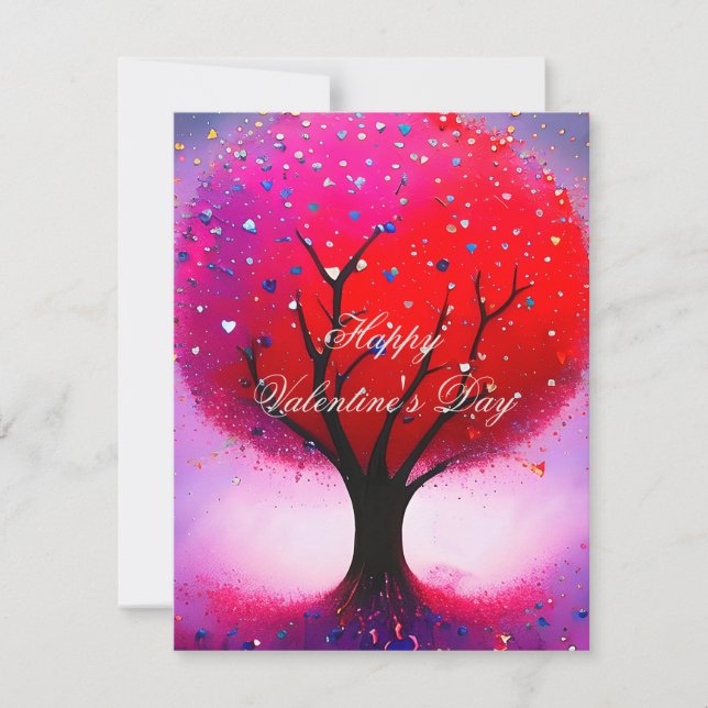 Valentine Feiertagskarte (Vorderseite)