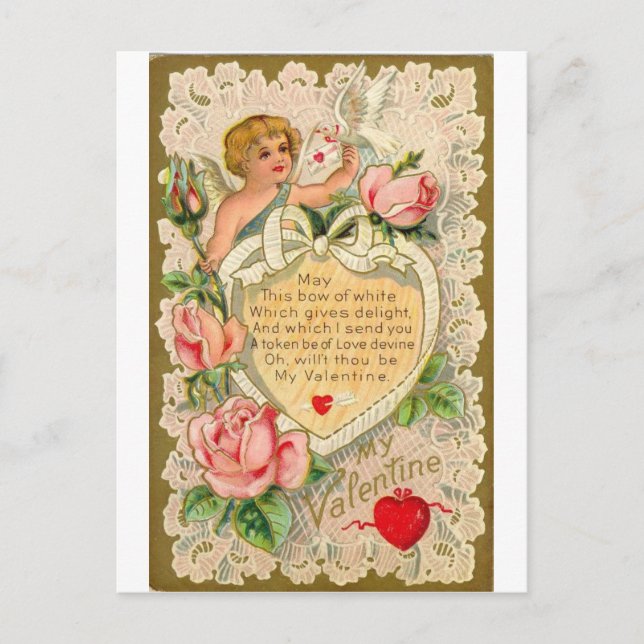 Valentine Feiertagspostkarte (Vorderseite)