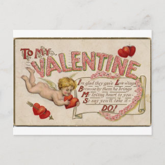 Valentine Feiertagspostkarte