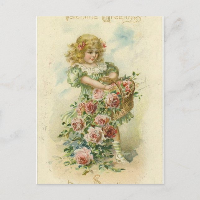 Valentine Feiertagspostkarte (Vorderseite)