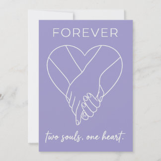 Valentine Forever Design | Paar Eine Herz Feiertagskarte