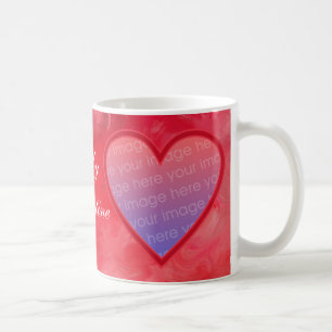 Valentine-Foto-Schablonen-Tasse - besonders Tasse