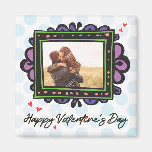 Valentine Foto Template Magnet