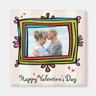 Valentine Foto Template Magnet