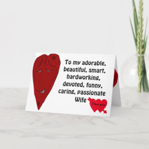 VALENTINE FRAU MEINE BESSERE HÄLFTE Karte