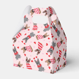 Valentine French Bulldogs Geschenkschachtel