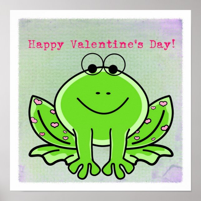 Valentine Frog Poster (Vorne)