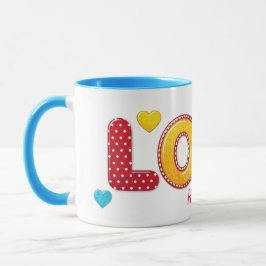Valentine Fun 3D Mix und PERSONALISIERTER NAME Tasse