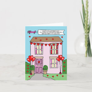 Valentine für die Enkelin bei der Uni Karte