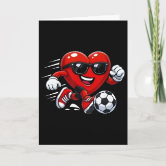 Valentine Fußball Herz Drip Sport Liebe Valentinst Karte