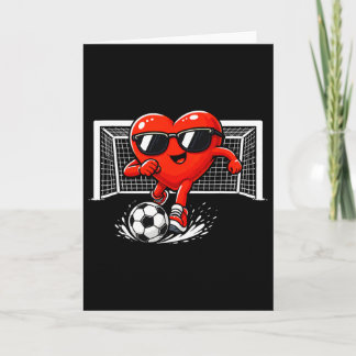 Valentine Fußball Herz Sport Valentinstag Männer B Karte