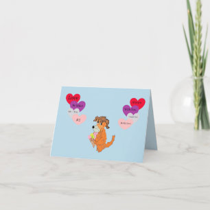 Valentine G Card: Liebe und Eiscreme Karte