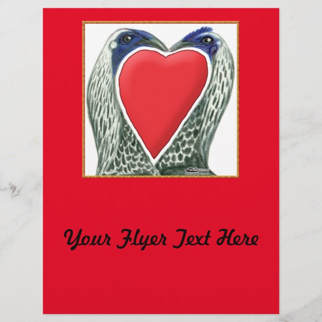 Valentine Game Chickens Flyer (Vorne)