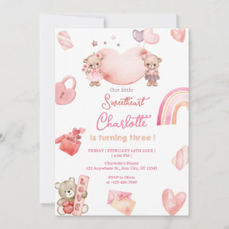 Valentine Geburtstagsparty Einladung