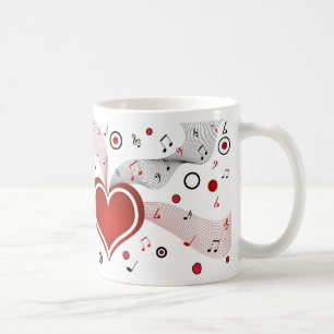 Valentine-Geschenk-Ideen-Liebe-Musik-Tasse Tasse