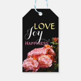 Valentine Geschenk Tags Liebe Joy Happiness Pink R Geschenkanhänger