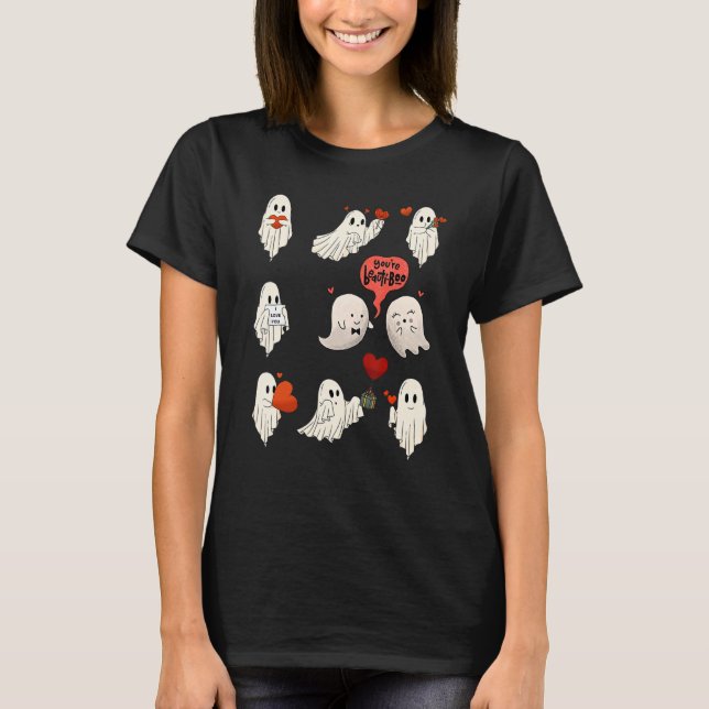 Valentine Ghost Tees, You're Beauti-boo, Funny Val T-Shirt (Vorderseite)