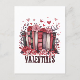 Valentine Gift Alle für Valentine gebucht Postkarte