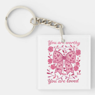 Valentine Gift Du bist geliebt Schlüsselanhänger