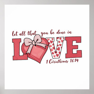 Valentine Gift   Lass alles, was du in Liebe bist Poster