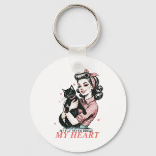 Valentine Gift Meine Katze hat mir nie das Herz Schlüsselanhänger