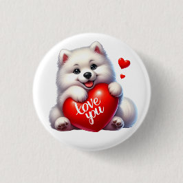 Valentine Gift - Pom Pom Liebe Spitz Necklace Button