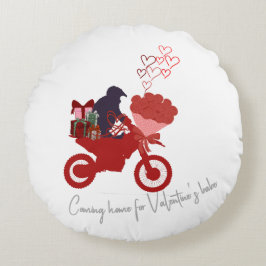Valentine gift rundes kissen