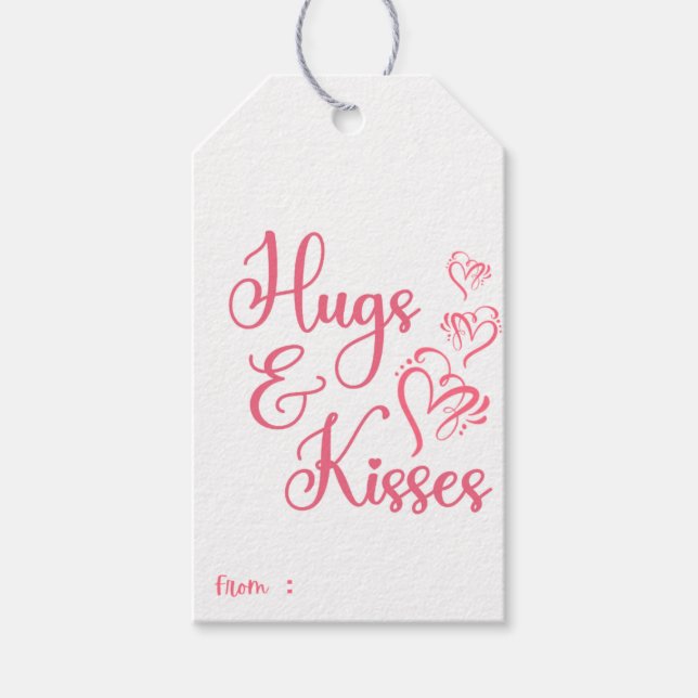 Valentine Gift Tags Geschenkanhänger (Vorderseite)