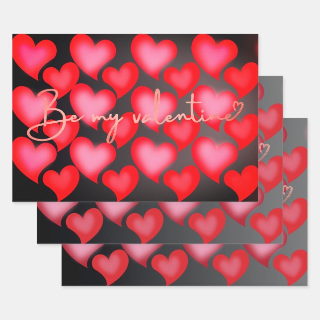 Valentine Gift Wrapping Geschenkpapier Set (Set)
