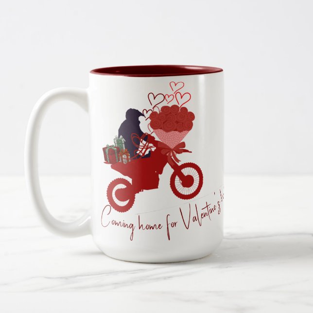 Valentine gift zweifarbige tasse (Links)
