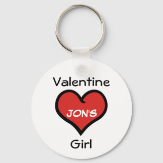 Valentine Girl - Individuell Schlüsselanhänger
